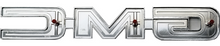 Load image into Gallery viewer, Trim Parts Tailgate Emblem 1975-1980 GMC Trucks With Brushed Aluminum Tailgate