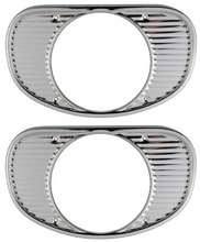 Load image into Gallery viewer, OER Polished Chrome Headlamp Bezel Set For 1962 Chevy C10 C20 C30 K10 K20 Truck
