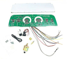 Load image into Gallery viewer, Intellitronix Teal LED Digital Gauge Cluster Panel 1964-1966 Chevy Truck
