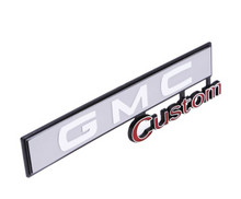 Load image into Gallery viewer, Trim Parts "GMC Custom" Dash Panel Glovebox Emblem For 1969-1972 GMC Trucks