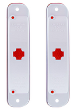 Load image into Gallery viewer, United Pacific Side Marker Light Lens Set With SS Trim 1973-1980 Chevy Trucks