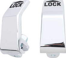 Load image into Gallery viewer, OER Chrome Door Lock Lever Set 1970-1974 Barracuda Cuda and Challenger