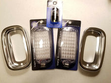Load image into Gallery viewer, United Pacific Clear LED Tail Light and Bezel Set For 1960-1966 Chevy/GMC Trucks