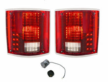 Load image into Gallery viewer, United Pacific Sequential LED Tail Lamp Set W/ Trim 1973-87 Chevrolet GMC Truck