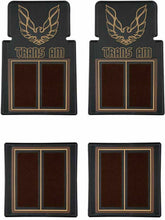 Load image into Gallery viewer, OER 4 PC Brown/Black Carpet Floor Mat Set 1967-2002 Pontiac Firebird & Trans AM