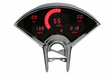 Load image into Gallery viewer, Intellitronix Red LED Digital Gauge Cluster 1955-1956 Chevy Bel Air 150 210