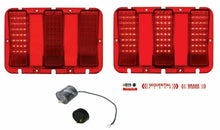 Load image into Gallery viewer, United Pacific Super Bright LED Tail Light Set & Flasher 1967-1968 Ford Mustang