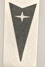 Load image into Gallery viewer, Gloss Black Rear Arrowhead Emblem Overlay Decal 2004-2006 Pontiac GTO Models