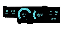 Load image into Gallery viewer, Intellitronix Teal LED Digital Gauge Cluster 1978-1988 Oldsmobile Cutlass