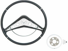 Load image into Gallery viewer, OER 15" Reproduction Style Steering Wheel/Tilt Adapter Set 1960 Chevy Impala