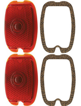 Load image into Gallery viewer, Glass Tail Light Lens Set For 1940-1953 Chevy Truck 1937-1938 Chevy Car