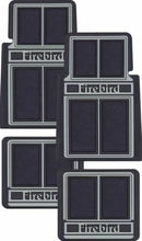 Load image into Gallery viewer, OER 4 PC Black/Gray Carpet Floor Mat Set 1967-2002 Pontiac Firebird & Trans AM