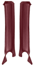 Load image into Gallery viewer, OER Red Urethane Pillar Post Molding Set For 1969 Firebird Convertibles