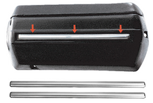 Load image into Gallery viewer, Stainless Front Armrest Base Molding Set Camaro Chevelle Impala Nova Cutlass