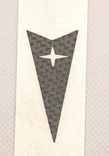 Load image into Gallery viewer, Carbon Fiber Front and Rear Arrowhead Emblem Overlay Decal 2004-2006 Pontiac GTO