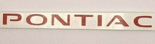 Load image into Gallery viewer, Reflective Red Rear "Pontiac" Overlay Decal 2004-2006 Pontiac GTO Models