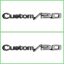 Load image into Gallery viewer, Trim Parts 9626 1969-1972 Chevy/GMC Truck Front Fender Emblem, Custom/20, Pair