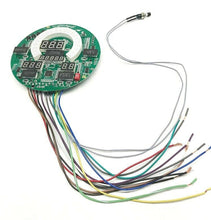 Load image into Gallery viewer, Intellitronix Teal LED Digital Gauge Cluster 1955-1986 Jeep CJ Models