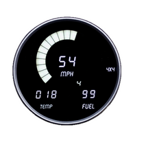 Load image into Gallery viewer, Intellitronix White LED Digital Gauge Cluster 1955-1986 Jeep CJ Models