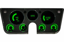Load image into Gallery viewer, Intellitronix Green LED Digital Gauge Cluster Panel 1967-1972 Chevy Trucks