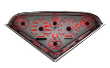 Load image into Gallery viewer, Intellitronix Red LED Analog Replacement Gauge Cluster 1955-1959 Chevy Trucks