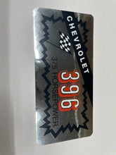 Load image into Gallery viewer, 396 375 Horsepower Valve Cover Decal Set For Camaro Chevelle Nova Impala Bel Air