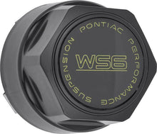 Load image into Gallery viewer, OER Black WS6 Wheel Center Cap Set 1982-1992 Pontiac Firebird and Trans AM