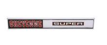 Load image into Gallery viewer, Trim Parts "Cheyenne Super" Dash Panel Glovebox Emblem For 1971 Chevy Trucks USA