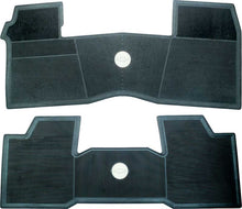 Load image into Gallery viewer, OER M61001 1961-1964 Chevrolet Impala Bel Air 2 Piece Floor Mat Set Black
