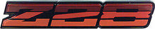 Load image into Gallery viewer, OER Reproduction Red Rocker Panel Emblem Set 1982-1984 Chevrolet Camaro Z28