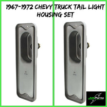 Load image into Gallery viewer, United Pacific Tail Light Housing Set For 1967-1972 Chevy & GMC Fleetside Trucks