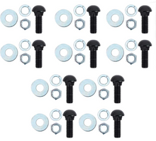 Load image into Gallery viewer, OER Front Or Rear Black Bumper Bolt Set For 1947-1972 Chevy and GMC Pickup Truck