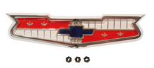 Load image into Gallery viewer, Trim Parts Hood Emblem and Bezel Assembly For 1956 & 1958  Bel Air 150 210 Nomad