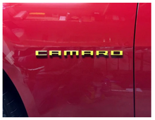 Load image into Gallery viewer, Red Front Fender Overlay Decal Set For 2010-2015 Chevy Camaro Models