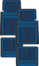 Load image into Gallery viewer, OER 4 PC Blue/Black Carpet Floor Mat Set 1967-2002 Pontiac Firebird & Trans AM