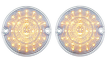Load image into Gallery viewer, United Pacific Clear Lens Amber LED Parking Light Set 1955-1957 Chevy Trucks