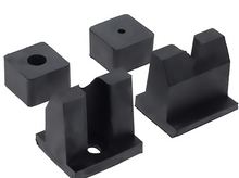 Load image into Gallery viewer, OER Rubber Tailgate Bumper Set For 1981-1986 Chevy and GMC Fleetside Trucks