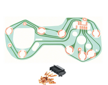Load image into Gallery viewer, Printed Circuit For Models With Tachometer 1968 Chevy Camaro Made in the USA