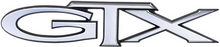 Load image into Gallery viewer, OER Reproduction Script Front Grille Emblem 1970 Plymouth GTX Models