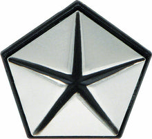 Load image into Gallery viewer, OER Silver Pentastar Right Hand Fender Emblem 1967-1972 Chrysler/Plymouth/Dodge