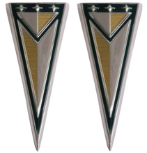 Load image into Gallery viewer, Rear Quarter Panel Arrow Emblem Set For 1963 Pontiac Tempest and LeMans USA Made