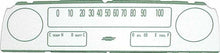 Load image into Gallery viewer, OER Black Instrument Panel Bezel/ Lens With Gauges 1964-1966 Chevy Pickup Truck