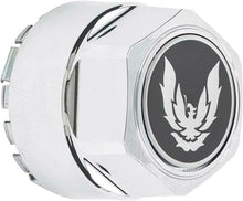 Load image into Gallery viewer, OER Chrome Wheel Center Cap Set with Late Silver Bird Logo 1982-1992 Firebird
