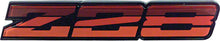 Load image into Gallery viewer, OER Reproduction Red Rocker Panel Emblem 1982-1984 Chevrolet Camaro Z28