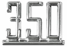 Load image into Gallery viewer, RestoParts "350" Fender Emblem Set 1965-1967 Chevelle /El Camino1967 Camaro/Nova