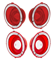 Load image into Gallery viewer, United Pacific Tail Light and Backup Light Lens Set 1970-73 Chevy Camaro