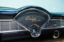 Load image into Gallery viewer, OER In-Dash Clock With Harness For 1955 Chevrolet Bel Air 150 210 and Nomad