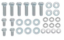 Load image into Gallery viewer, OER Stainless Steel Hood Hinge Mounting Bolt Kit For 1957 Bel Air 150 210 Nomad