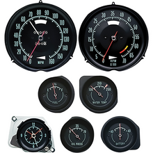 Load image into Gallery viewer, OER Complete Dash Gauge Set For 1969 Chevrolet Corvette WithSpeed Warning
