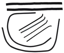 Load image into Gallery viewer, OER Glass Run Window Felt Anti-Rattle Weatherstrip Set 1955-59 Chevy/GMC Trucks